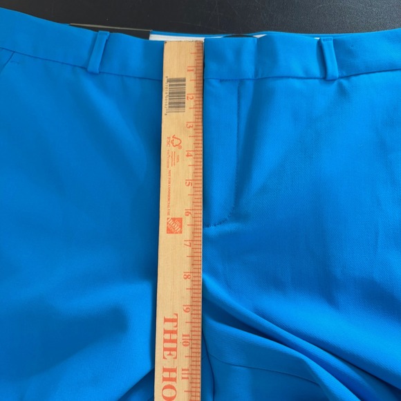 Banana Republic Avery Pants Women's Size 12 Cerulean Blue Straight Leg Career - Picture 12 of 16